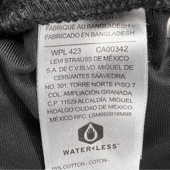 SIZE 10 LEVIS SIGNATURE BLACK JEGGINGS PULL ON STRETCH CASUAL SKINNY SHAPING - Picture 11 of 13